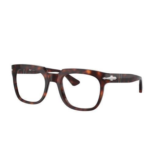 26SS 페르솔 안경 0Po3325v 사각 프레임 아세테이트 안경테 (호피 무늬) - PERSOL