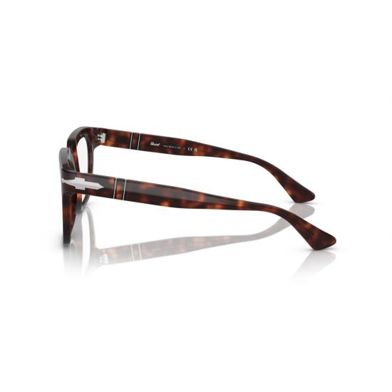 26SS 페르솔 안경 0Po3325v 사각 프레임 아세테이트 안경테 (호피 무늬) - PERSOL