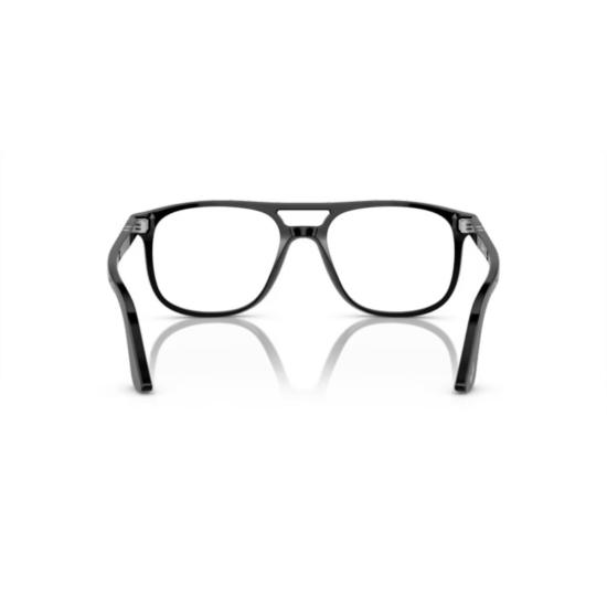 26SS 페르솔 안경 0Po3329v 볼드한 직사각형  (더블 브릿지 디자인) - PERSOL