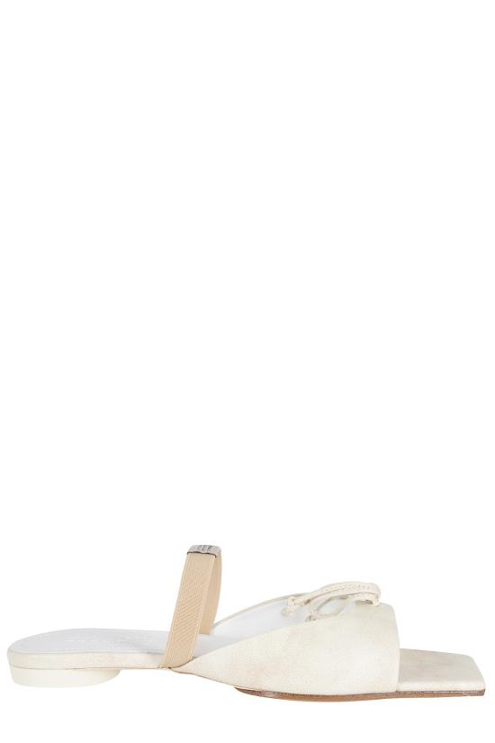  MM6 메종마르지엘라 슈즈 Mm6 메종 마르지엘라 보우 샌들 브라운