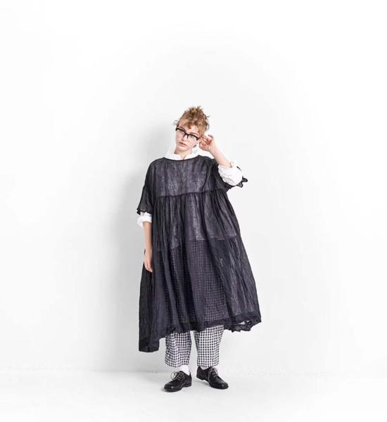  Véritécoeur 팬츠 깅엄 체크 요크 - OTHER BRANDS