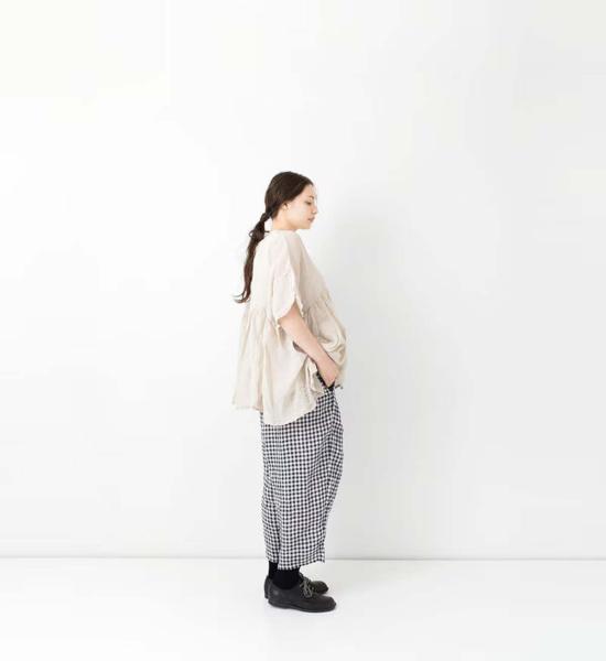  Véritécoeur 팬츠 깅엄 체크 요크 - OTHER BRANDS