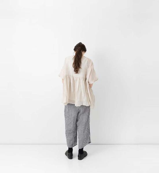  Véritécoeur 팬츠 깅엄 체크 요크 - OTHER BRANDS