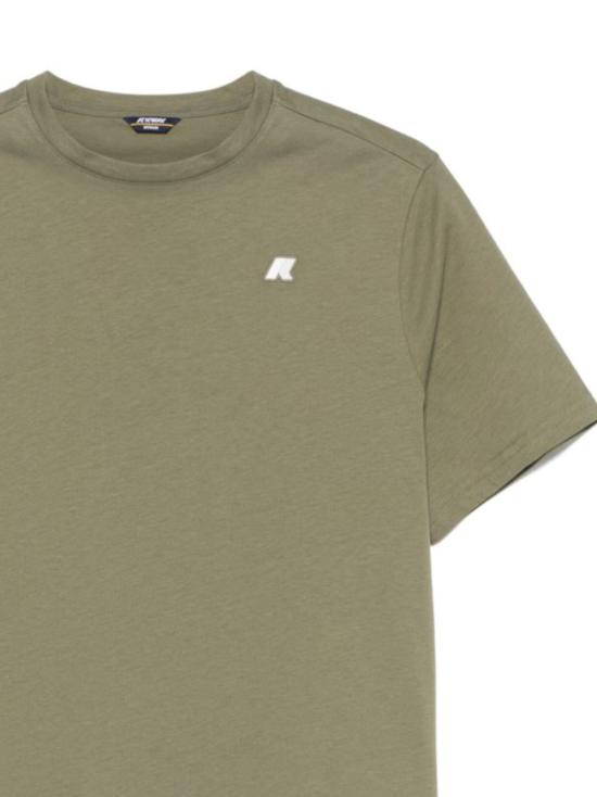 26SS 까웨 반팔 티셔츠 K7125UW V15 GREEN LICHEN - K-WAY