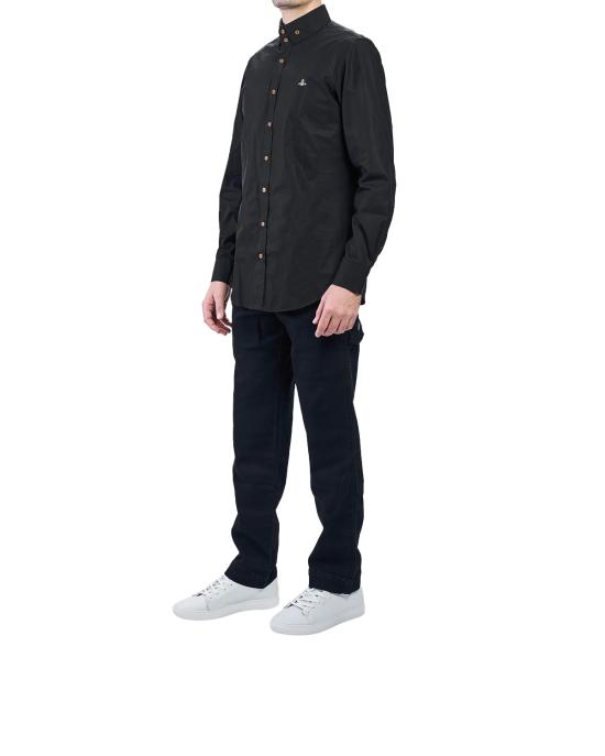 26SS 비비안웨스트우드 투 버튼 크롤 셔츠 24010005 W009Q N401black MULTICOLOR - VIVIENNE WESTWOOD