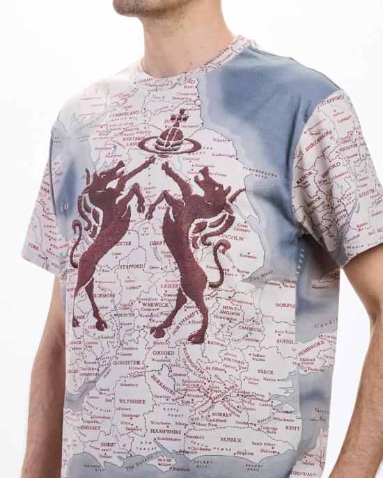 26SS 비비안웨스트우드 반팔 티셔츠 3G01004R J001M J402 orchid MULTICOLOR - VIVIENNE WESTWOOD