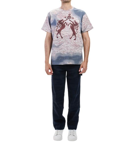 26SS 비비안웨스트우드 반팔 티셔츠 3G01004R J001M J402 orchid MULTICOLOR - VIVIENNE WESTWOOD