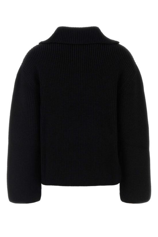  쿠레쥬 스웨터 쿠레주 울 오버사이즈  블랙 - COURREGES