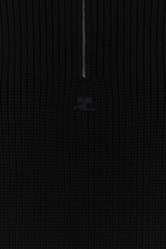  쿠레쥬 스웨터 쿠레주 울 오버사이즈  블랙 - COURREGES