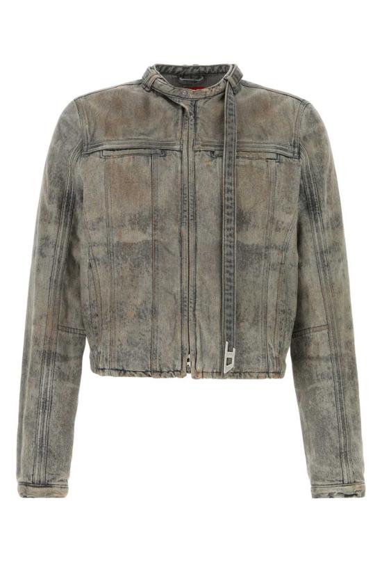  디젤 데님 자켓 그레이 데님 재킷