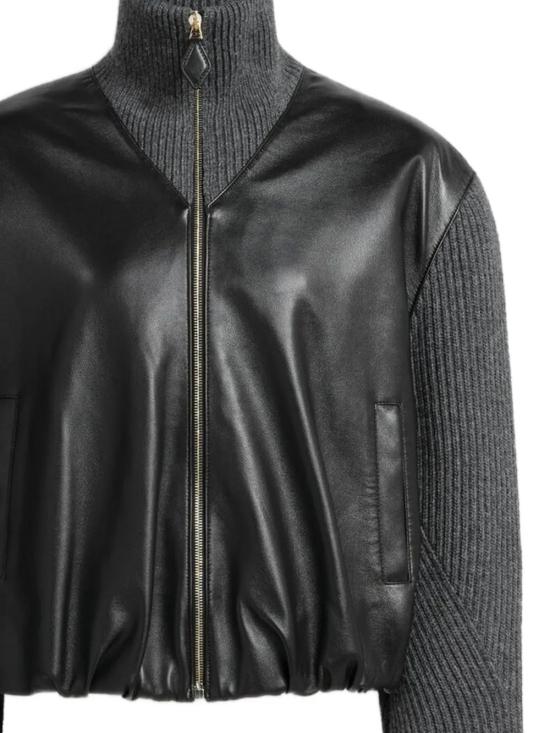 26SS 알라이아 자켓 AA9V1248K158C 830 GRIS FONCE - ALAIA