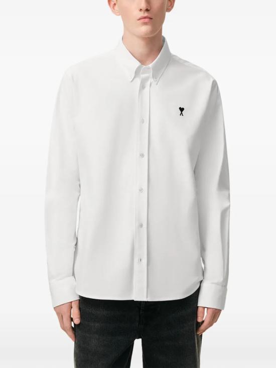 26SS 아미 셔츠 HSH763CO0031 168 BLANC NATUREL - AMI