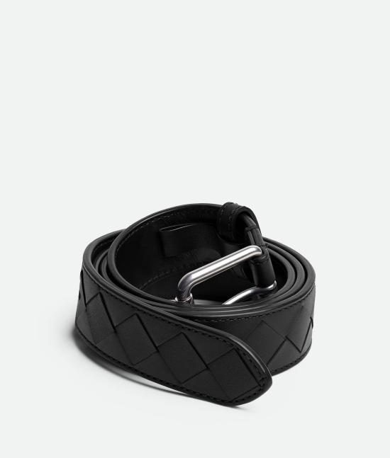 26SS 보테가베네타 벨트 855892VCPQ4 8803 BLACKSILVER 8803 BLACK SILVER - BOTTEGA VENETA