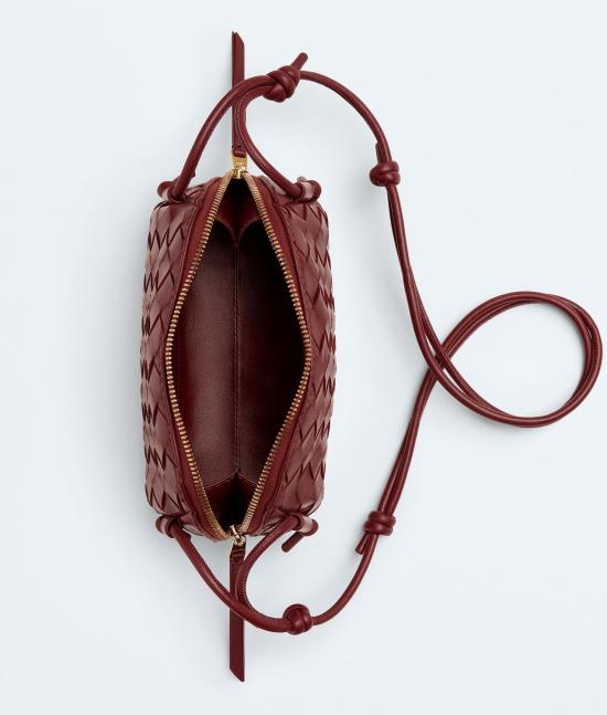 26SS 보테가베네타 인트레치아토 콘서트 파우치 794258VCPP1 6585 LAVA REDGOLD 6585 LAVA RED GOLD - BOTTEGA VENETA