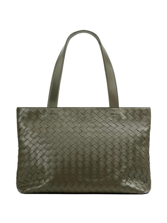 26SS 보테가베네타 스몰 인트레치아토 지퍼 토트백 795628V2HL1 8803 BLACKSILVER 8803 BLACK SILVER