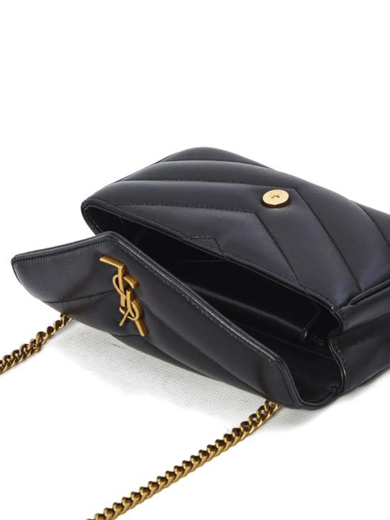 26FW 생로랑 루루 미니 램스킨 821749AAEAX 1000 BLACK - SAINT LAURENT
