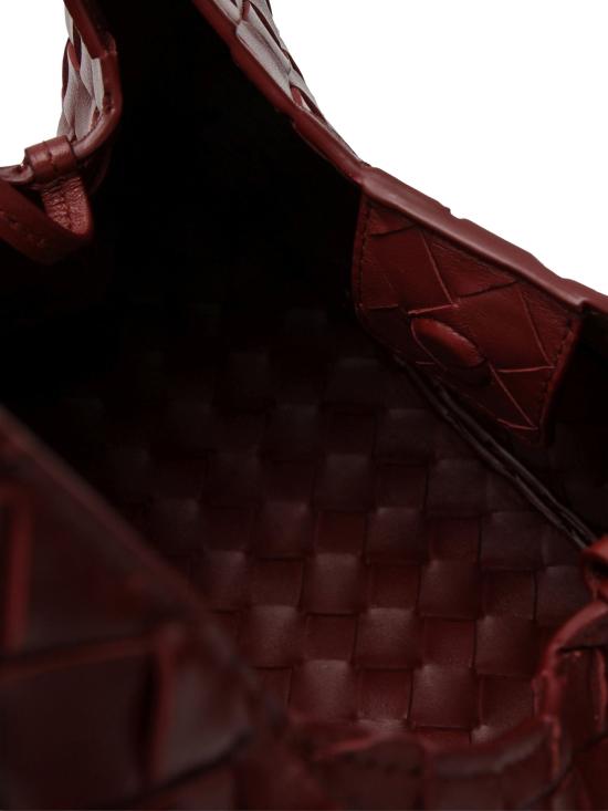 26SS 보테가베네타 스몰 캄파나 토트백 854248V4SC0 6595 LAVA REDMUSE BRASS 6595 LAVA RED MUSE BRASS - BOTTEGA VENETA