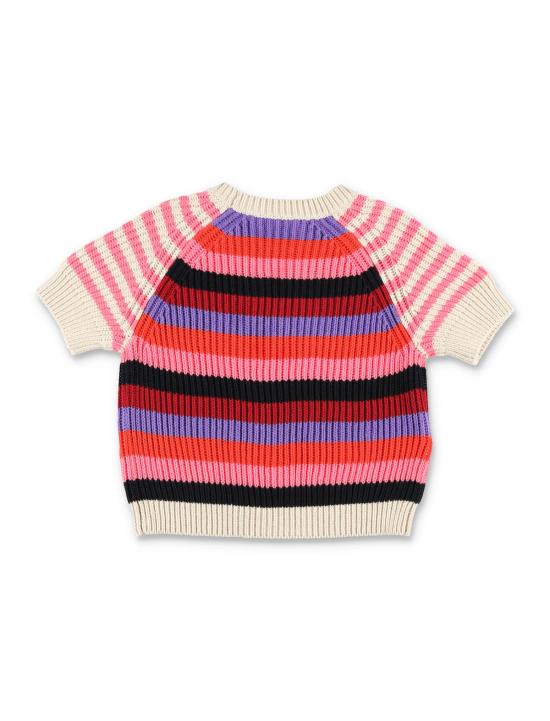  [키즈] 마르니 풀오버 키즈  코튼 스트라이프 스웨터 멀티 - MARNI