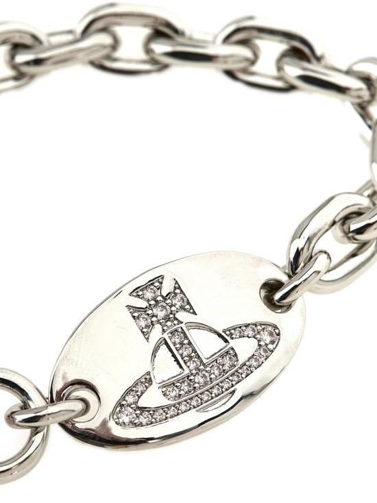  비비안웨스트우드 팔찌 비비안 웨스트우드 오비디아 실버 브레이슬릿 - VIVIENNE WESTWOOD