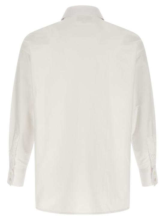  메종키츠네 탑 메종 키츠네 베이비 폭스 셔츠 화이트 - MAISON KITSUNE