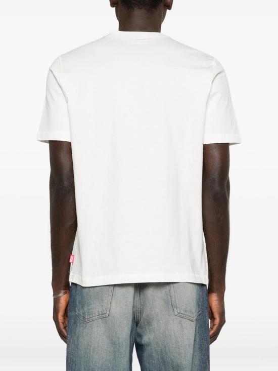  디젤 탑 T 어드저스트 V7 티셔츠 화이트 - DIESEL
