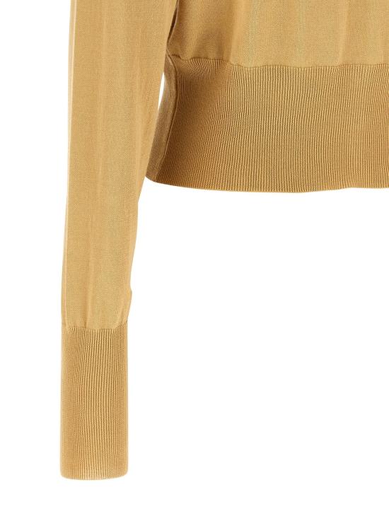  비비안웨스트우드 가디건 비비안 웨스트우드 비 크롭 코튼  베이지 - VIVIENNE WESTWOOD