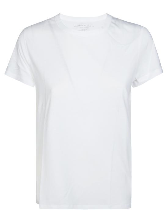 26SS 마제스틱필라쳐 반팔 티셔츠 E26M296FT1117 001 BIANCO