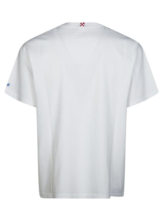 26SS 세인트바쓰 반팔 티셔츠 POT000104377L 01N BIANCO - MC2 SAINT BARTH