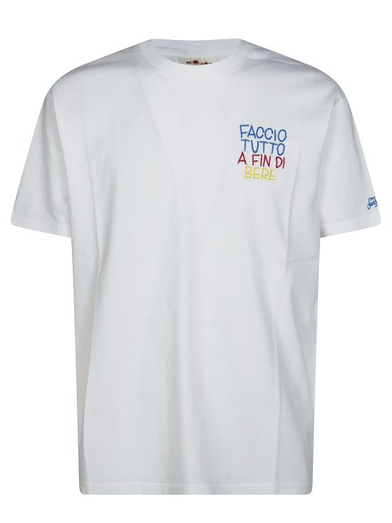 26SS 세인트바쓰 반팔 티셔츠 POT000104377L 01N BIANCO