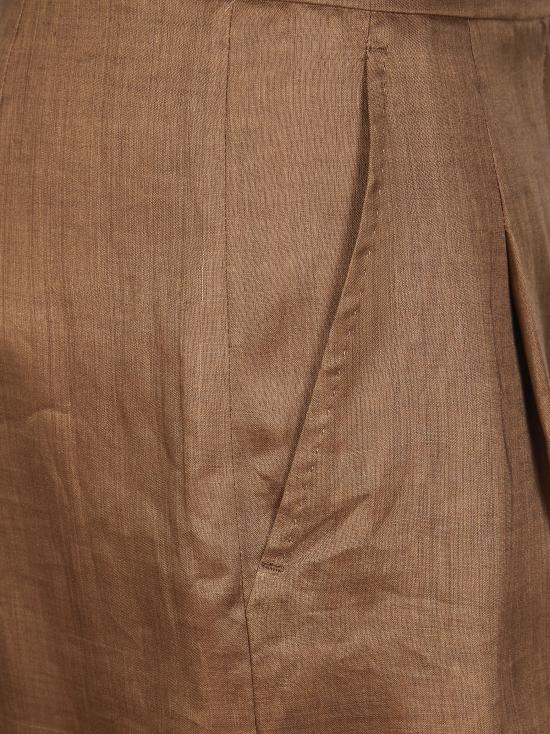 26SS 막스마라 스튜디오 스트레이트 팬츠 2616131012600 062 MARRONE - MAX MARA STUDIO