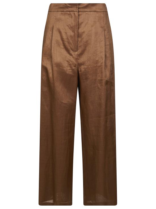 26SS 막스마라 스튜디오 스트레이트 팬츠 2616131012600 062 MARRONE