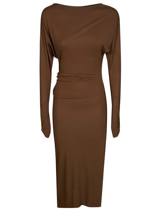 26SS 막스마라 스튜디오 원피스 2616621022600 002 MARRONE