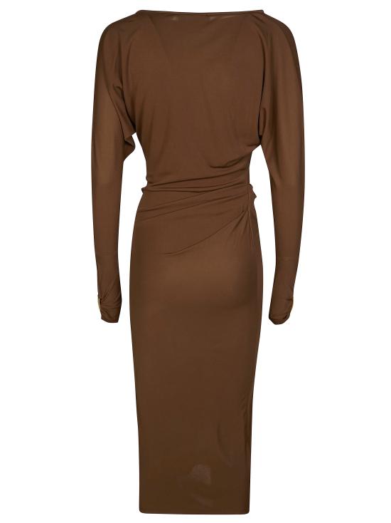 26SS 막스마라 스튜디오 원피스 2616621022600 002 MARRONE - MAX MARA STUDIO