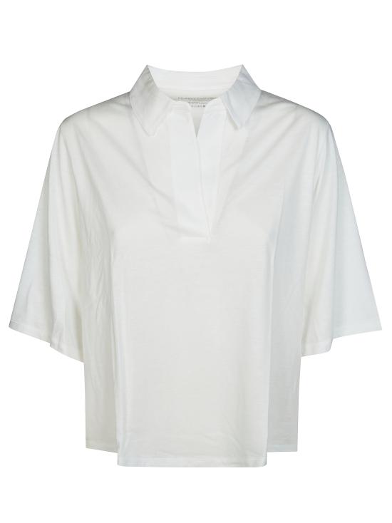 26SS 마제스틱필라쳐 폴로 티셔츠 E26M296FPO053 108 BIANCO