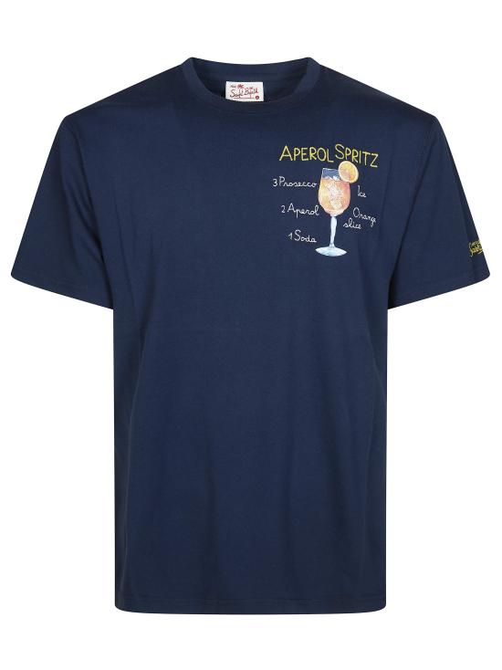 26SS 세인트바쓰 반팔 티셔츠 POT000104382L 61 BLU