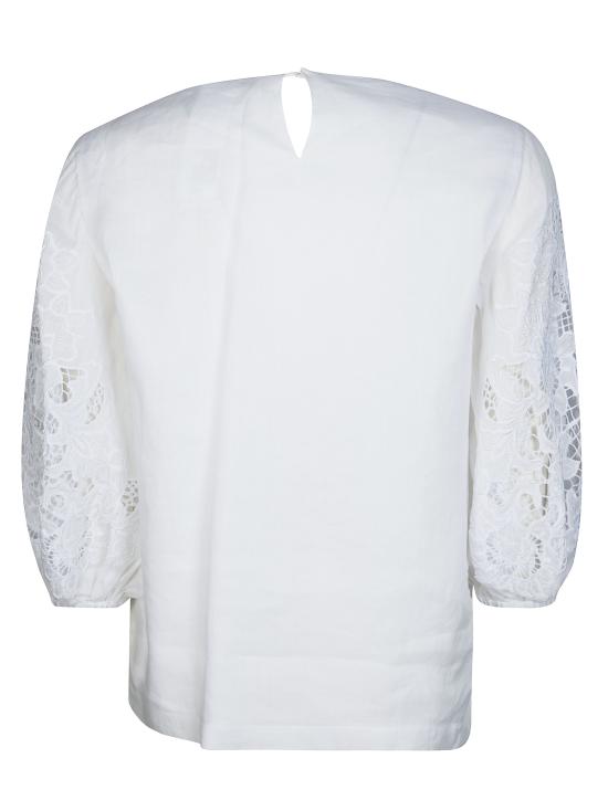 26SS 막스마라 스튜디오 반팔 티셔츠 2616161012600 031 BIANCO - MAX MARA STUDIO