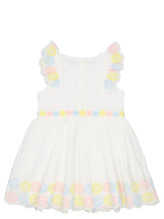  [키즈] 스텔라 맥카트니 원피스 스텔라 매카트니 아동용 자수 러플 드레스 (화이트) - STELLA MCCARTNEY