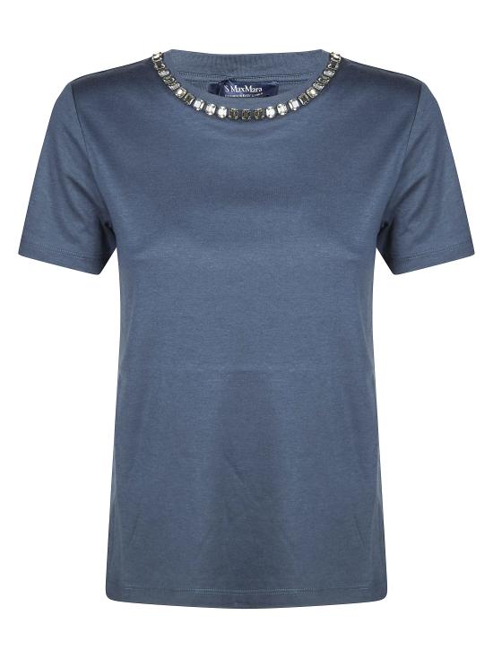 26SS 에스막스마라 반팔 티셔츠 2619971013600 006 BLU