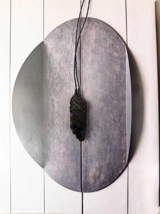  Carina Schott 목걸이/팬던트 카리나 쇼트 천연 모리안 쿼츠 목걸이