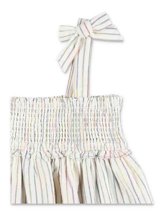  [키즈] 짐머만 탑 리아논 아동용 레인보우 스트라이프 데님 - ZIMMERMANN