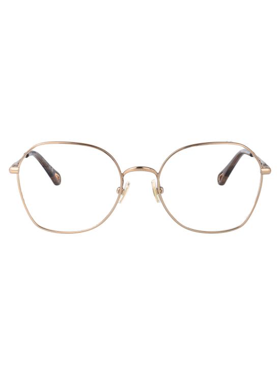  끌로에 안경 Ch0320 O 메탈 광학  골드 골드 투명 - CHLOE