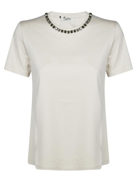 26SS 에스막스마라 반팔 티셔츠 2619971013600 001 BEIGE