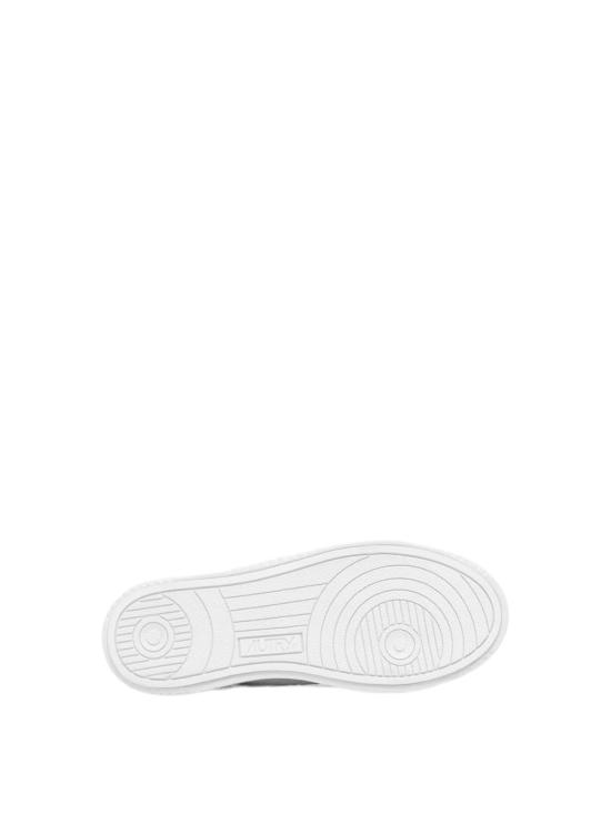 26SS 오트리 슈즈 EKLMKN01 KNIT LEAT WHITE - AUTRY