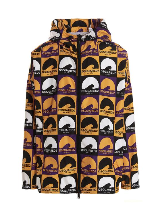  디스퀘어드2 패딩 Dsquared2 D2 Surf & Fun K Way Down 재킷 멀티컬러