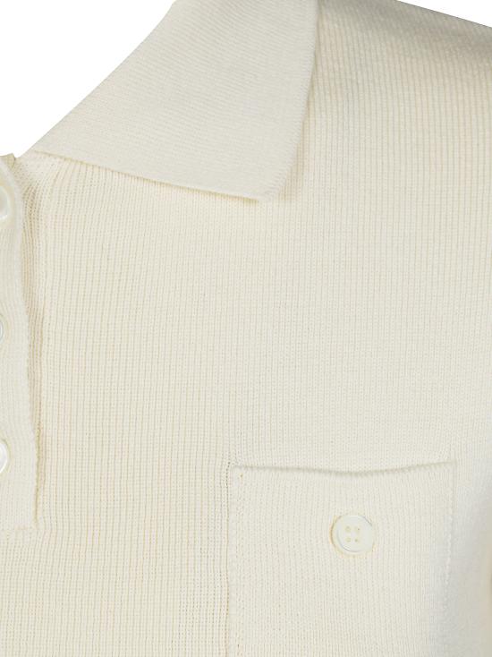 26SS MM6 메종마르지엘라 폴로 티셔츠 S62GL0031M13274 102 BIANCO - MM6 MAISON MARGIELA