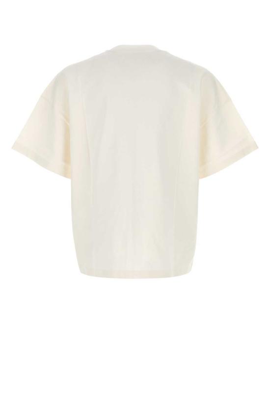  질샌더 탑 질 샌더 오버사이즈 코튼 티셔츠 아이보리 - JIL SANDER