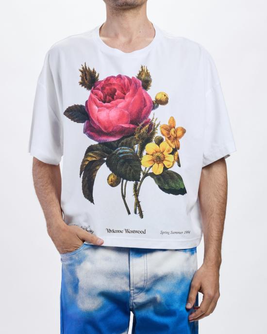 26SS 비비안웨스트우드 반팔 티셔츠 3G010055 J00B9 A401 BIANCO - VIVIENNE WESTWOOD