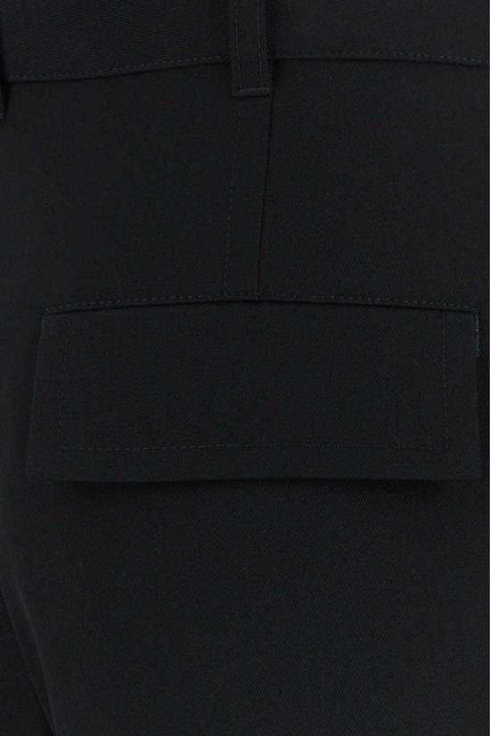  보테가베네타 스트레이트 팬츠 보테가 베네타 트윌 울 팬츠 블랙 - BOTTEGA VENETA