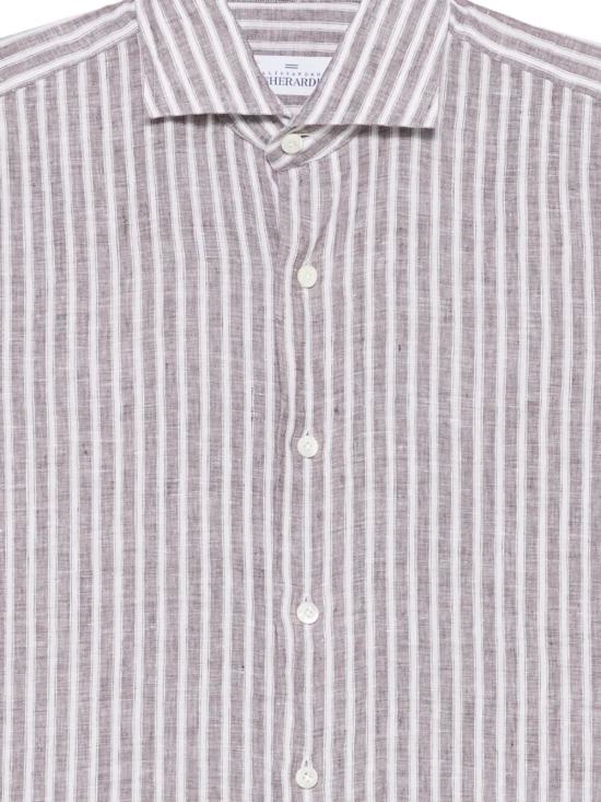 26SS 게라르디니 긴팔 셔츠 BP1 3G 7T 7648 820 BROWN - GHERARDINI
