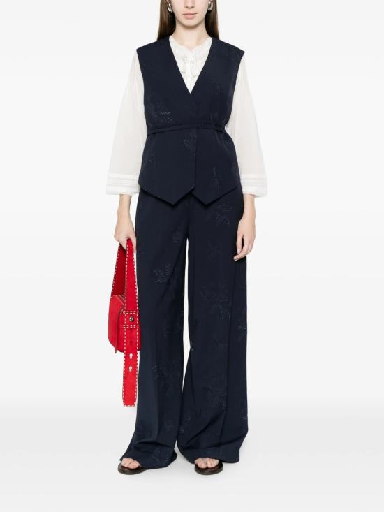  트윈셋 베스트 조끼 블루 - TWINSET